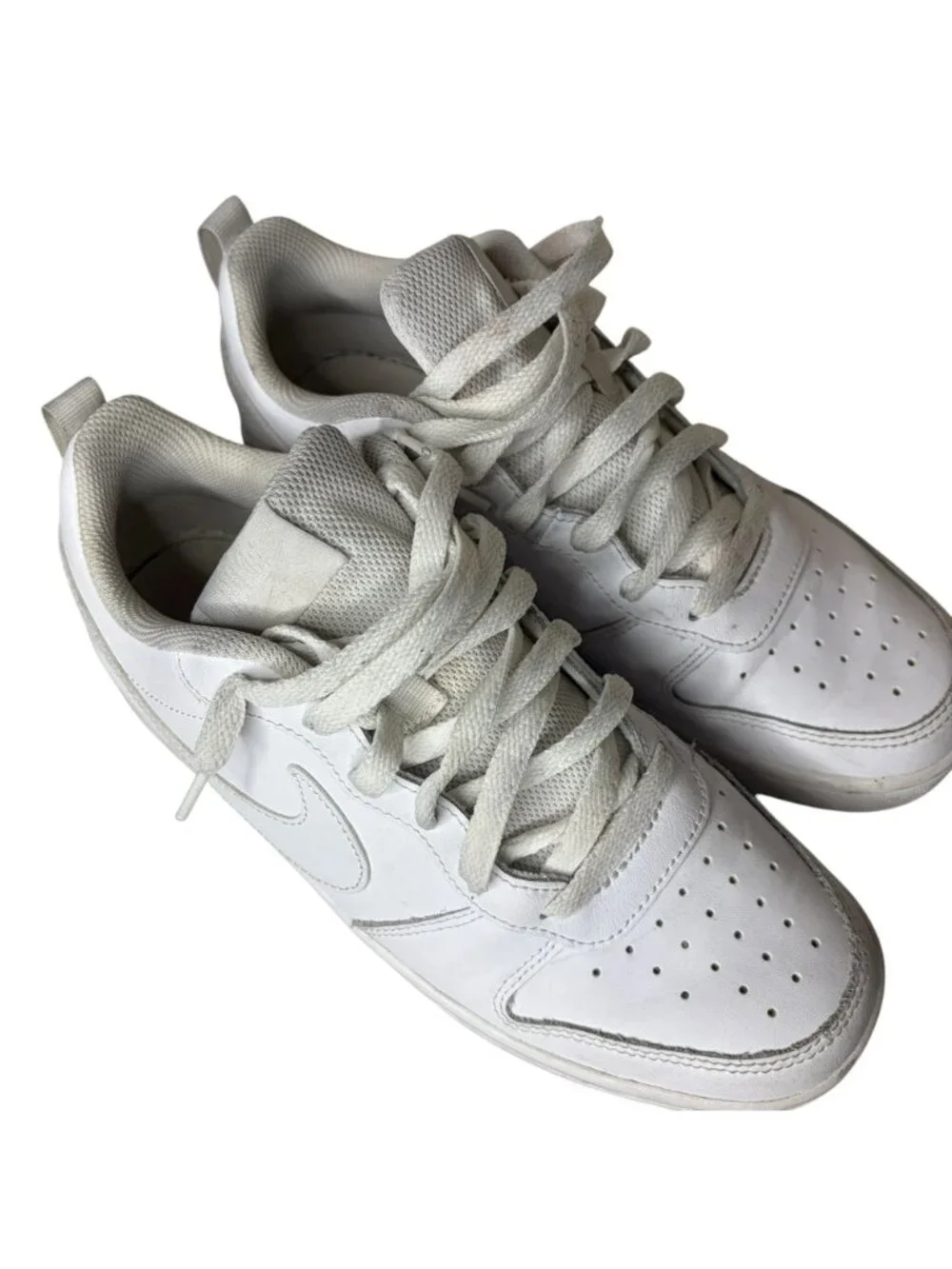 Nike Court Borough Low 2 White Shoes Youth 7
